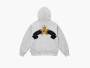 Supreme Crest Zip Up Hooded Sweatshirt Heather Grey 