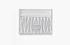 Miu Miu Matelasse Nappa Leather Card Holder Silver