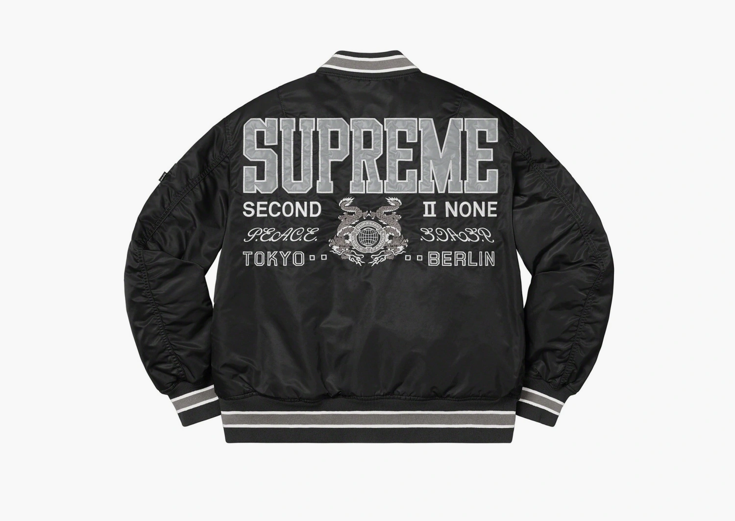 Supreme Second To None MA-1 Jacket Black 