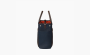 HERMES Waterproof Canvas Equestrian Bag "Blue" 