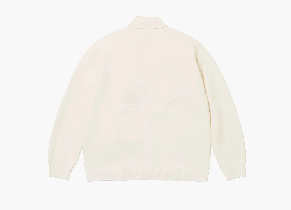 Supreme Studded Suede Zip Up Cardigan Multicolor
