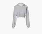 Alo Yoga Sweet Escape Zip Up Hoodie Athletic Heather Grey