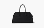 The Row EW Margaux Calfskin Leather Bag "Black" 