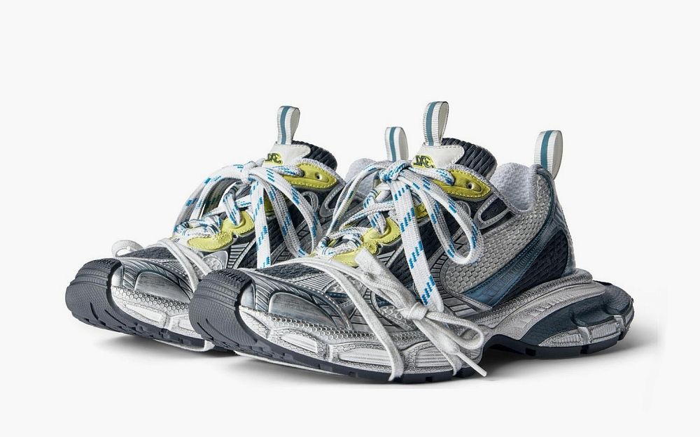 Balenciaga 3XL Sneaker Worn-Out - White Blue Yellow
