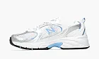 New Balance 530 White Carolina Blue