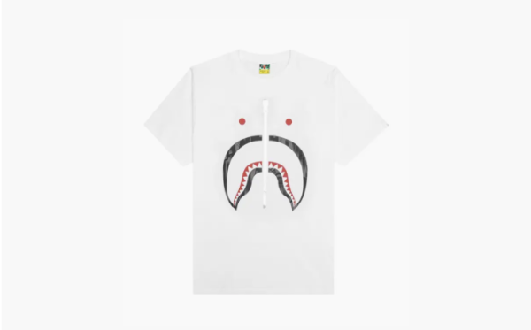 Bape Speed Racer Shark Tee White/Black 
