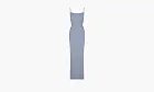 SKIMS Soft Lounge Long Slip Dress Cyan