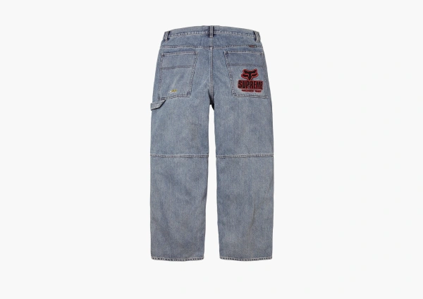 Supreme x Fox Racing Cordura Baggy Jeans Denim 
