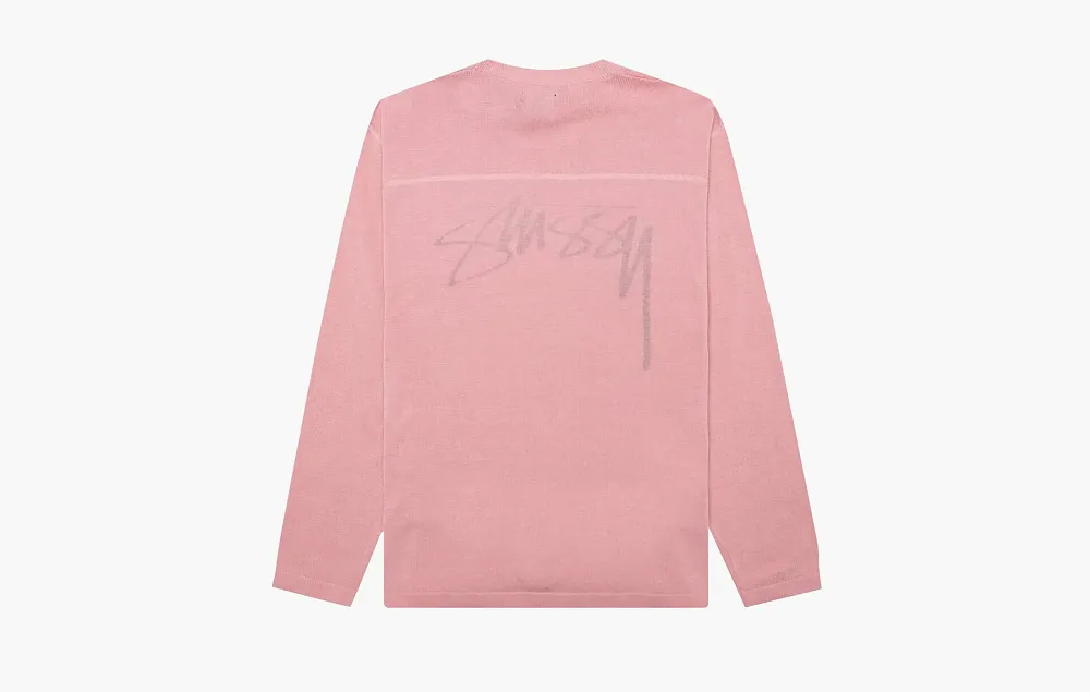 Stussy Football Sweater Pink