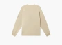 Stone Island Crewneck Sweatshirt with Ribbed Details Beige 