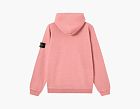 Stone Island Malfile Fleece Old Effect Hooded Sweatshirt Oleander