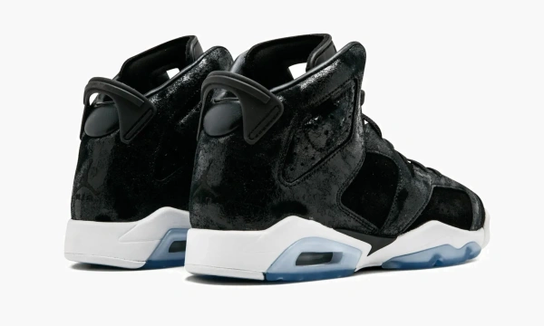 Air Jordan 6 Retro Prem Hc Gg Heiress - Black Suede 