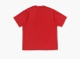 A Bathing Ape Garment Dye Logo Relaxed Fit Tee Red 