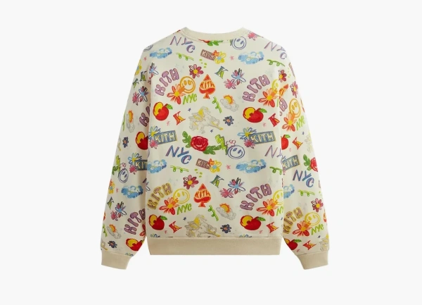 Kith Sketchbook Nelson Crewneck Sandrift 