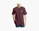 Carhartt K87 Heavyweight Pocket T-Shirt Burgundy