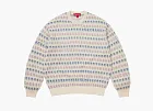 Supreme Flowers Metallic Sweater Ivory
