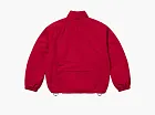 Supreme Contrast Zip Track Jacket Red