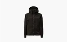 C.P. Company Goggles-detail zip-up hooded jacket Black