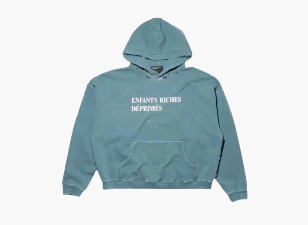 Enfants Riches Déprimés Classic Logo Hoodie Posy Green 