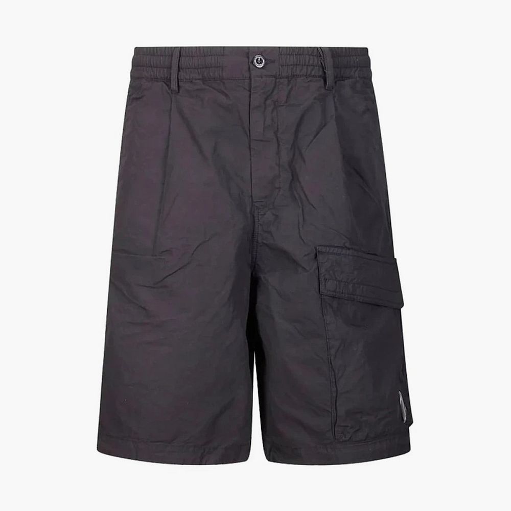C.P. Company Micro-Reps Boxy Lens Shorts Black