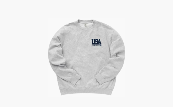 Sporty & Rich Team USA Crewneck Grey/Navy 