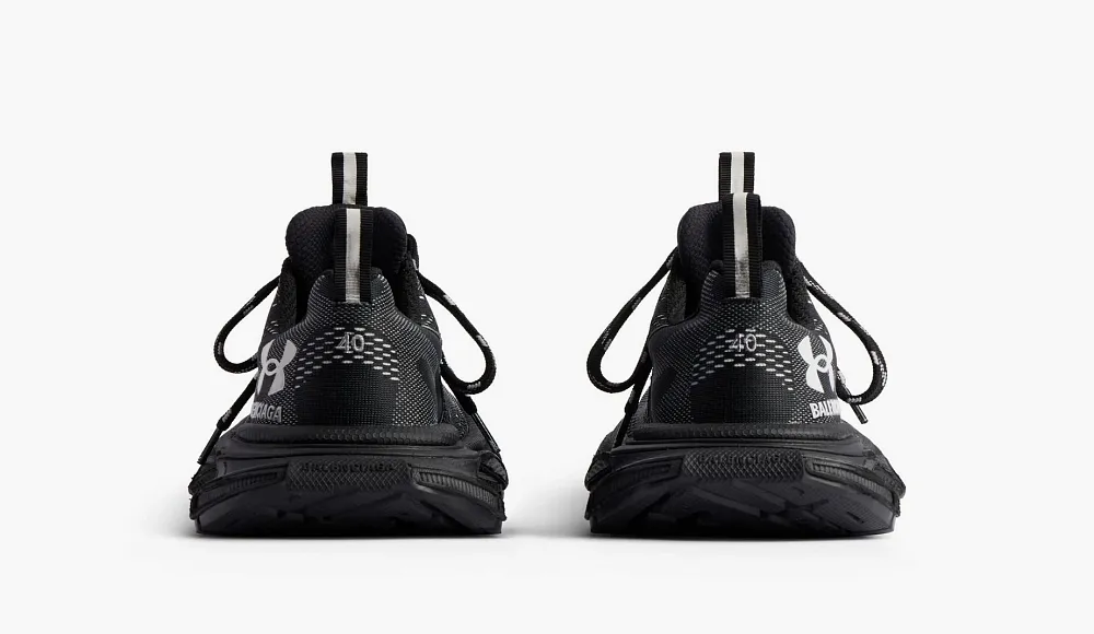 Balenciaga 3XL Knit Sneaker x Under Armour Black