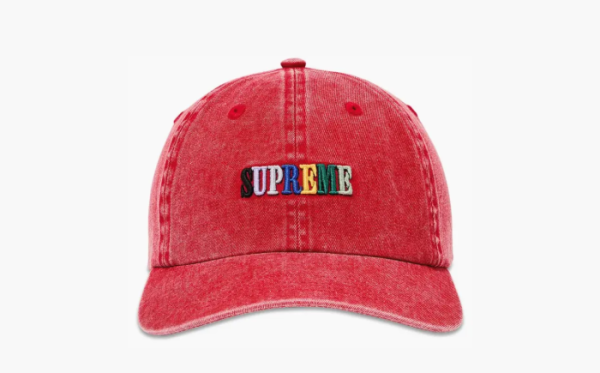 Supreme Pigment Dye 6-Panel Red 