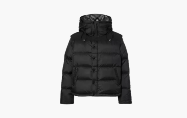 Burberry Nylon Down Jacket Black 