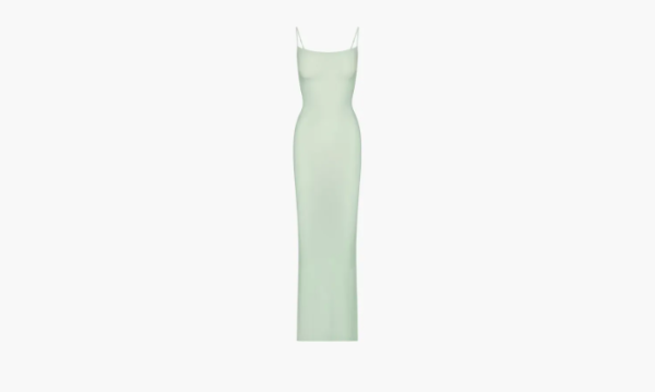 SKIMS Soft Lounge Long Slip Dress Green 