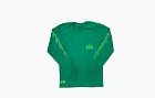 Chrome Hearts Cemetery Cross L/S T-Shirt Kelly Green/Glo Green