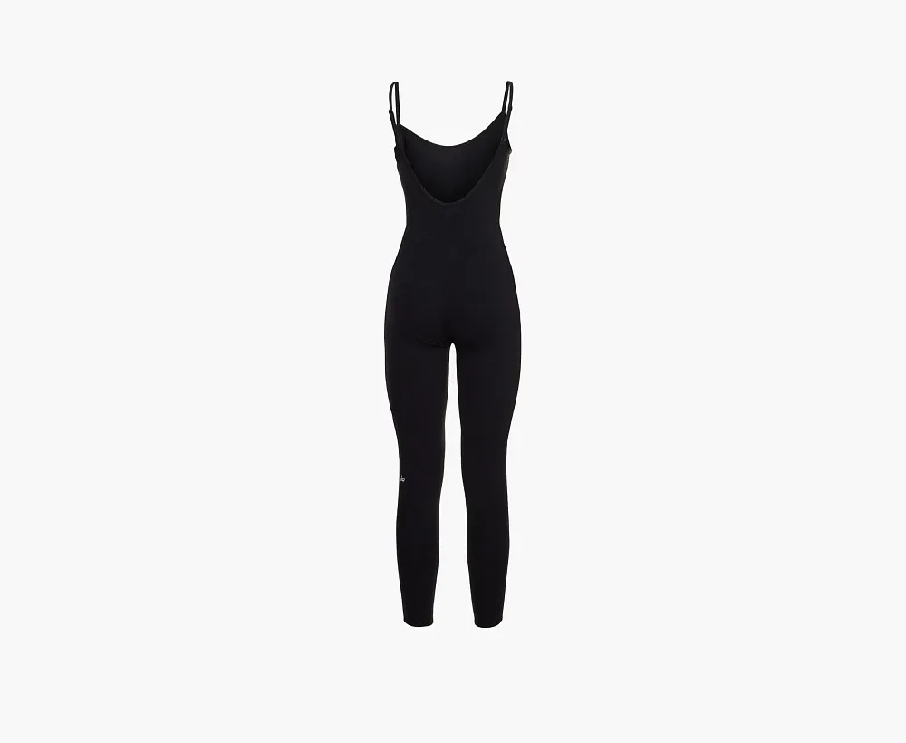 Alo Yoga Airbrush One And Done Onesie Black