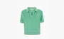 Sporty & Rich Logo-embroidered Polo Top "Green" 