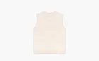 Sporty & Rich Bardot Logo-print Cotton Vest Ecru