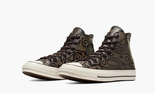 Willy Wonka x Converse Chuck 70 High Chocolate Swirl 