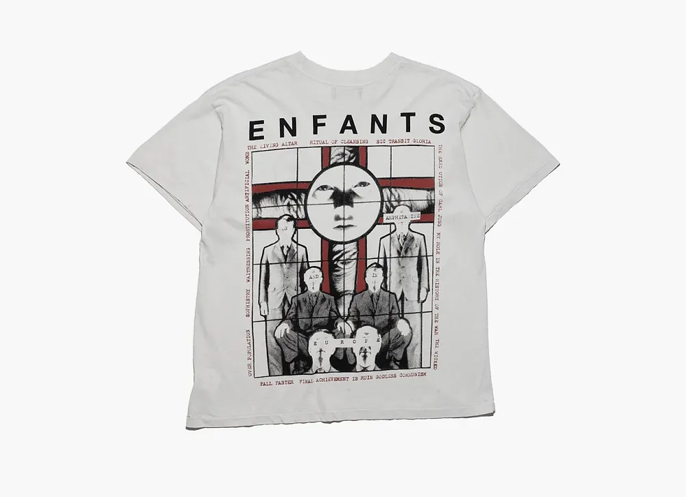 Enfants Riches Déprimés Ritual Prayer T-Shirt Faded White