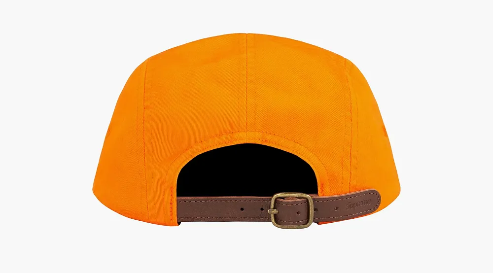 Supreme Washed Chino Twill Camp Cap  Light Orange