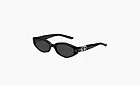 Gentle Monster Plastic Frame Jewelry Irregular Shape Sunglasses Unisex Black