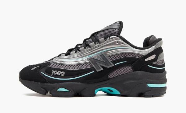 New Balance 1000 Black Teal JD Exclusive 