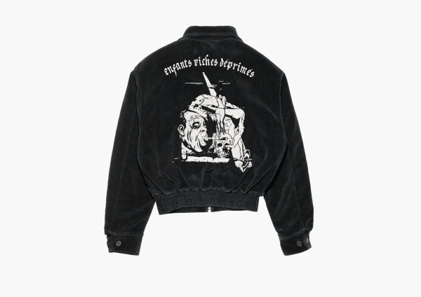 Enfants Riches Déprimés Corduroy Barbara Jacket Black 