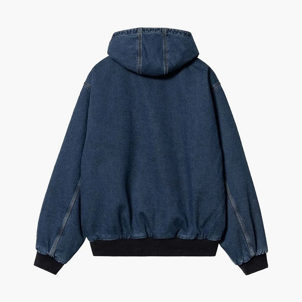 Carhartt WIP Active Jacket Hooded Blue Denim