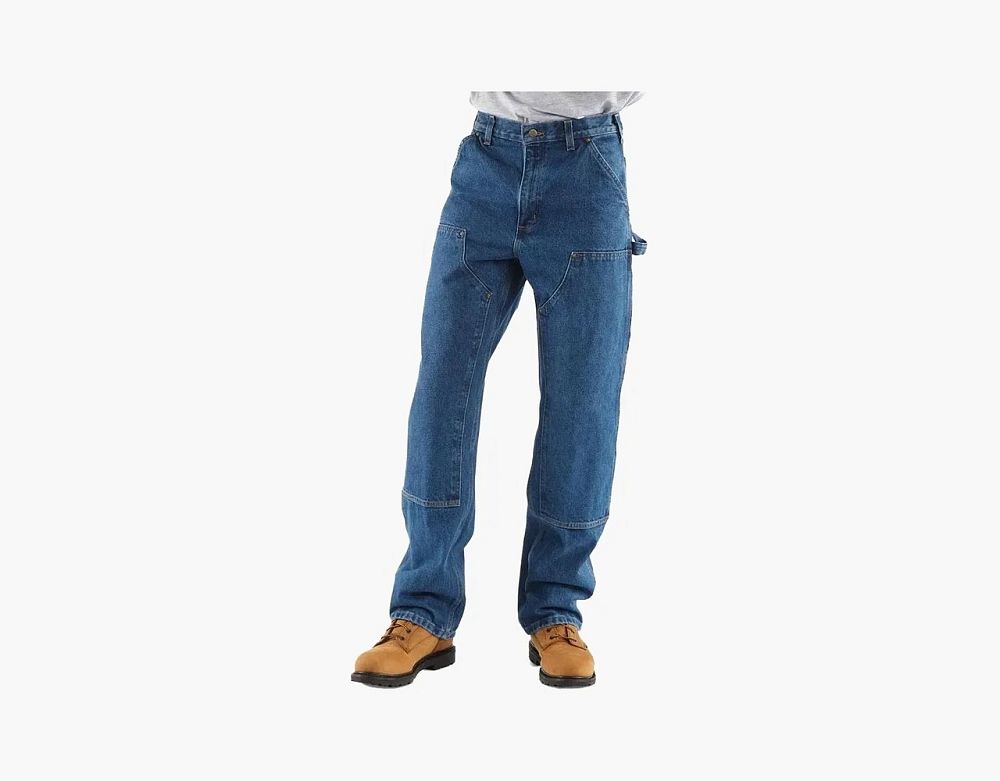 Carhartt Wide Leg Carpenter Jeans Dark Blue