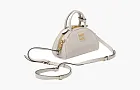Miu Miu Patent Leather Top-Handle Bag White