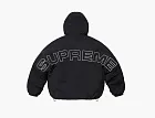 Supreme Faux Fur Reversible Hooded Track Jacket  Black