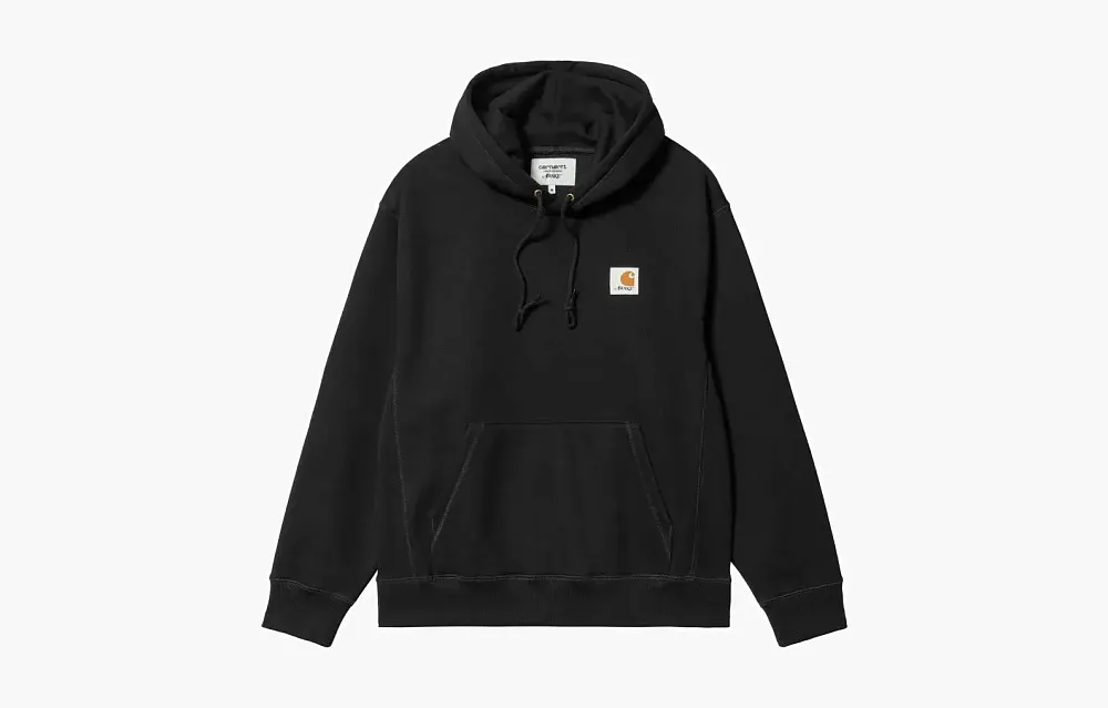 Carhartt WIP x Awake NY Floral Logo Hoodie Black