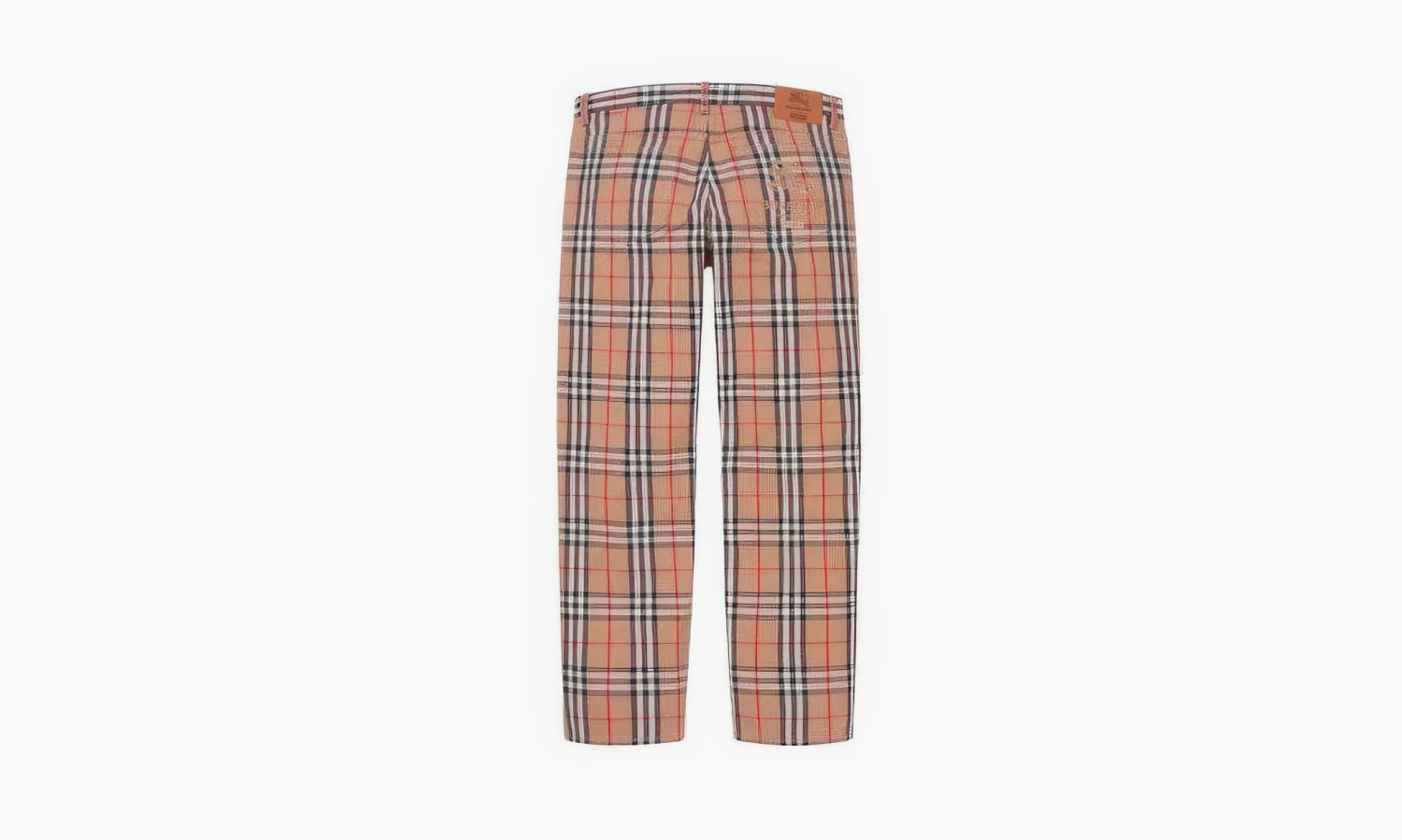 Supreme X Burberry Trousers "Orange" 