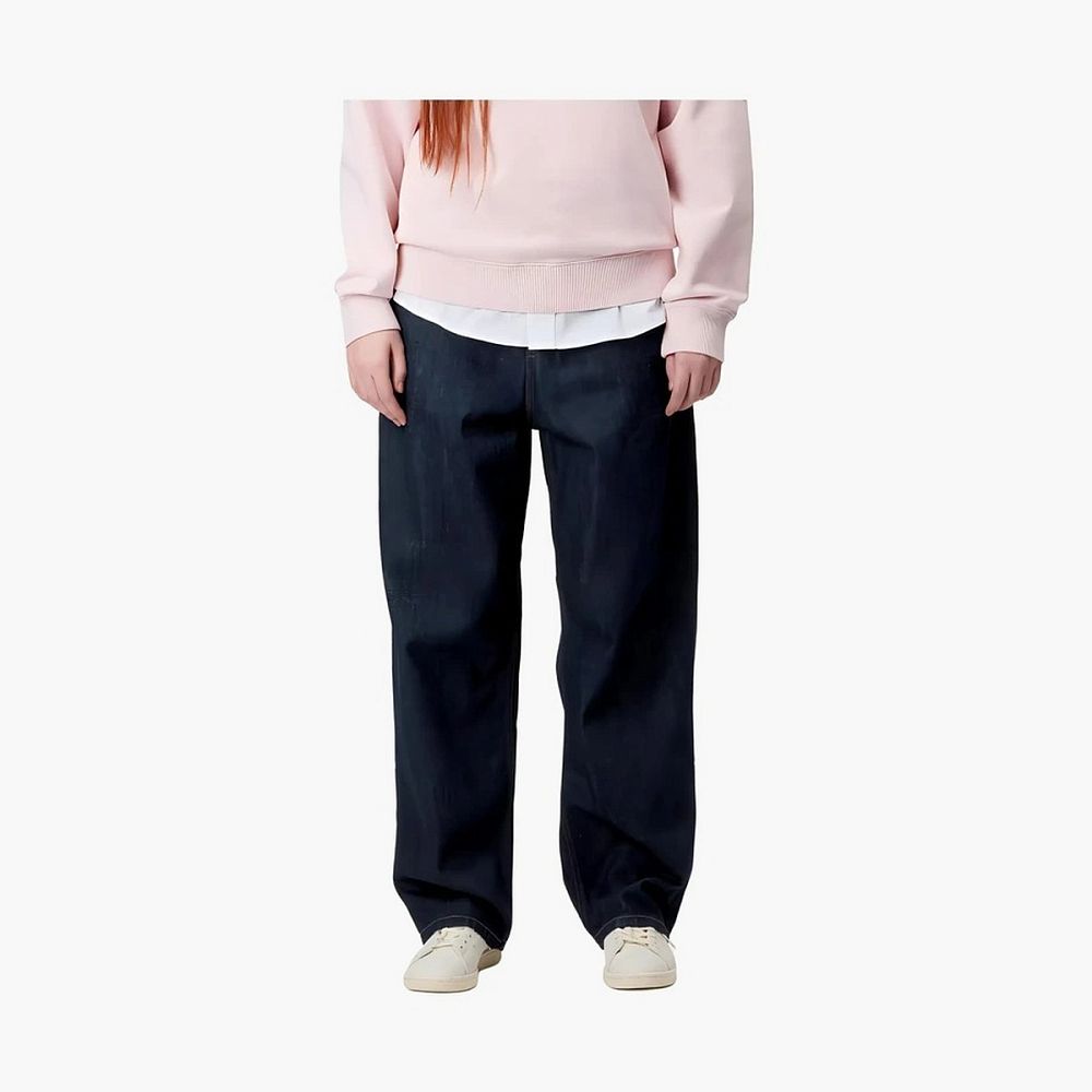 Carhartt WIP Brandon Wide-Leg Jeans Blue Rinsed Denim