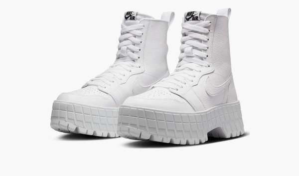Air Jordan 1 High Brooklyn WMNS Triple White 