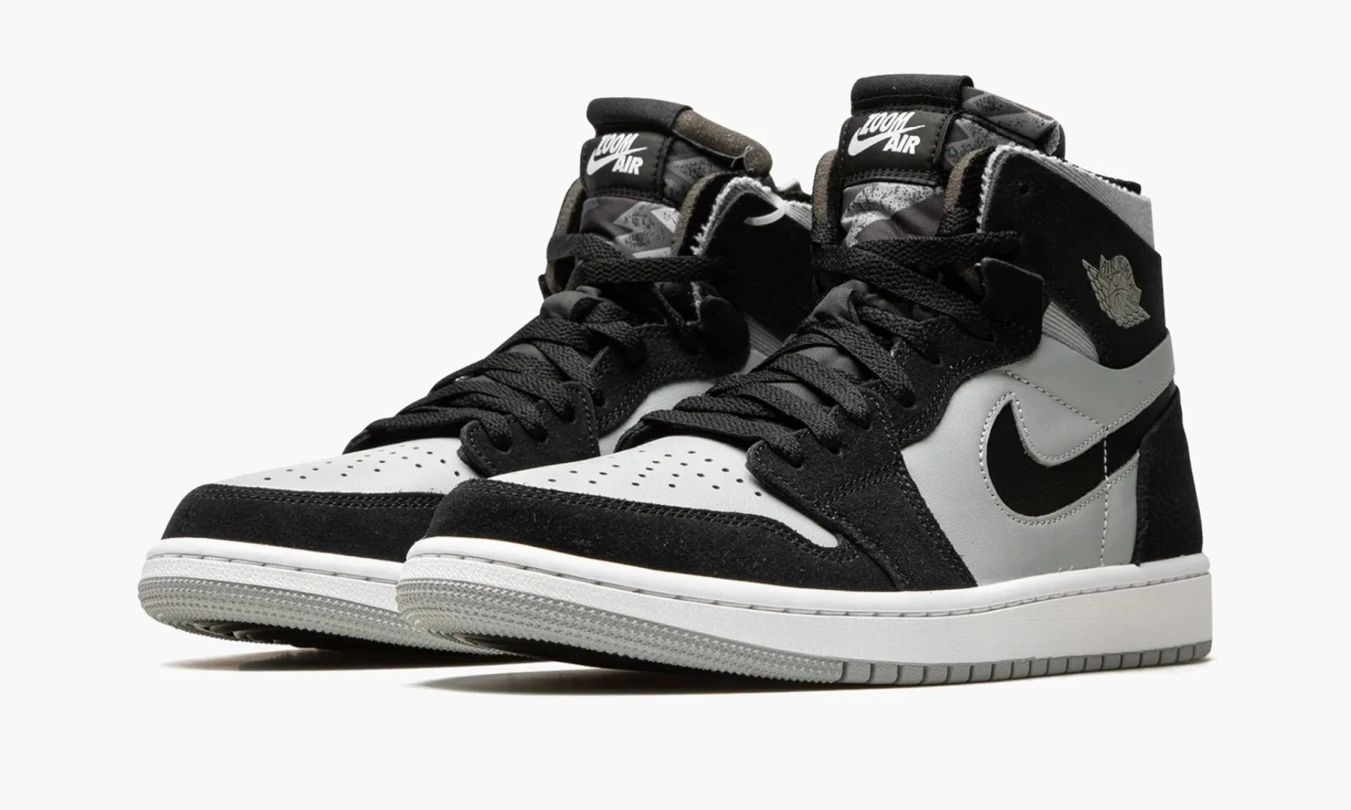 Air Jordan 1 Zoom CMFT Black Light Smoke Grey 