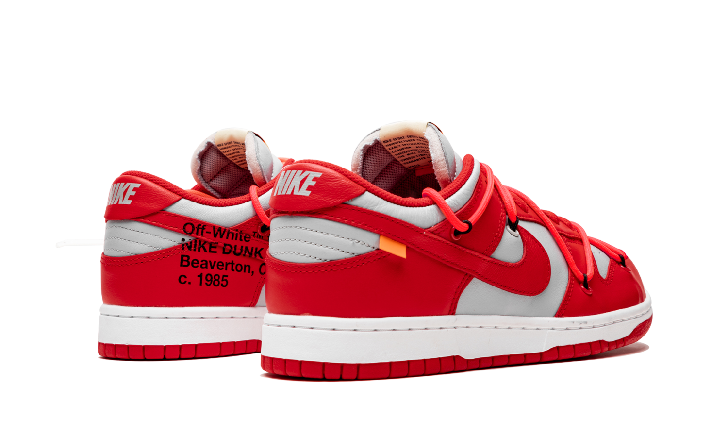 фото Dunk Low “Off-White - University Red” (Nike Dunk Low)-CT0856 600