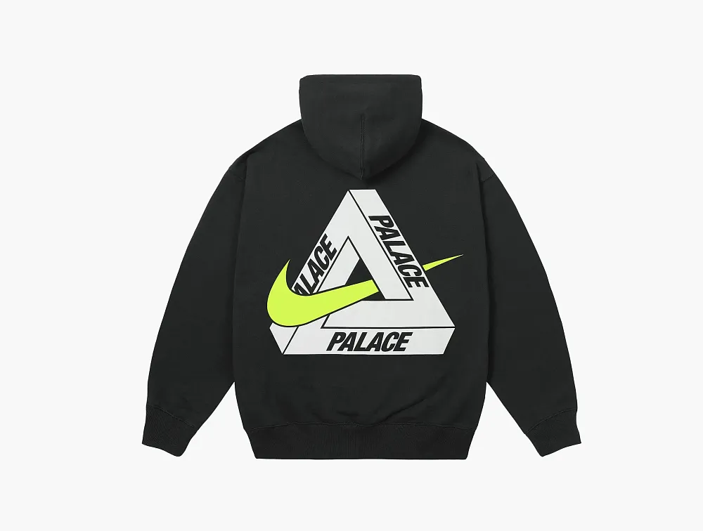 Palace x Nike Tri Swoosh Hood Black